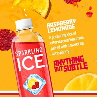 Sparkling Ice Raspberry Lemonade - 17 Fl. Oz. - Image 1