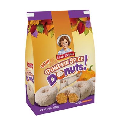 Little Debbie Pumpkin Spice Mini Donuts - 7.74 Oz