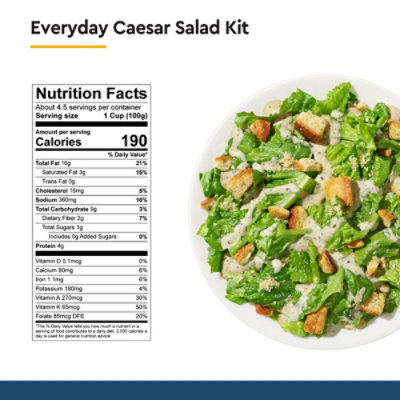 Taylor Farms Everyday Caesar Kit Family Size - 15.8 Oz - Image 4