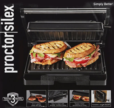 Hamilton Beach Proctor Silex Panini Press And Grill - Each - Image 2