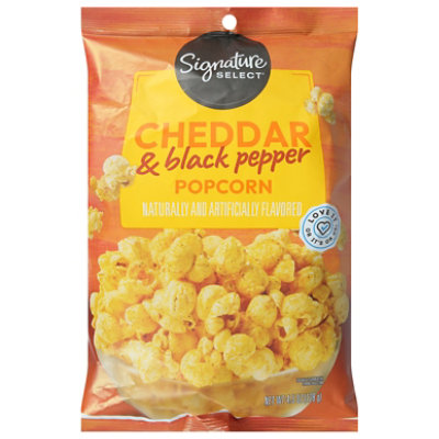 Signature SELECT Cheddar And Black Pepper Popcorn - 4.5 Oz - Image 1