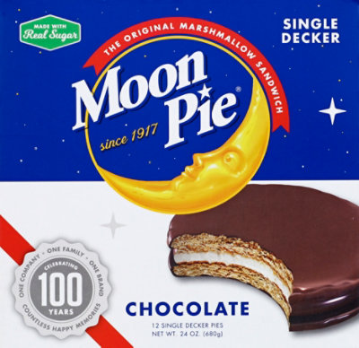 Chocolate Moonpie 12 Count - 24 Oz - Image 2