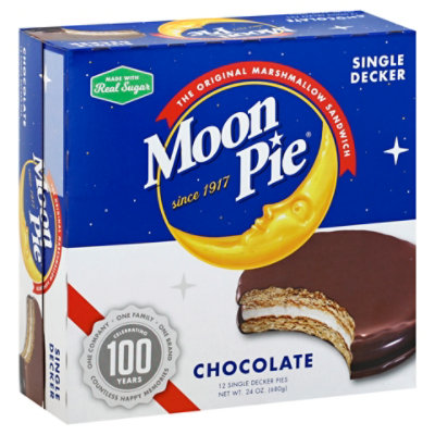 Chocolate Moonpie 12 Count - 24 Oz - Image 1