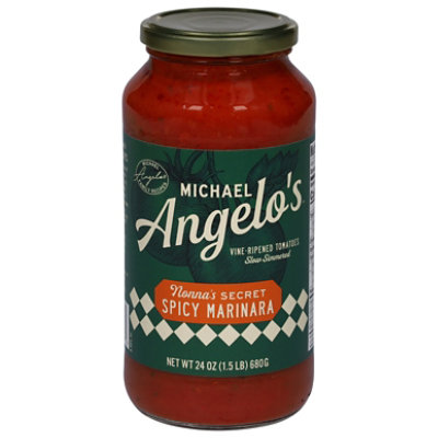 Michael Angelo's Spicy Marinara Pasta Sauce - 24 Oz - Image 3