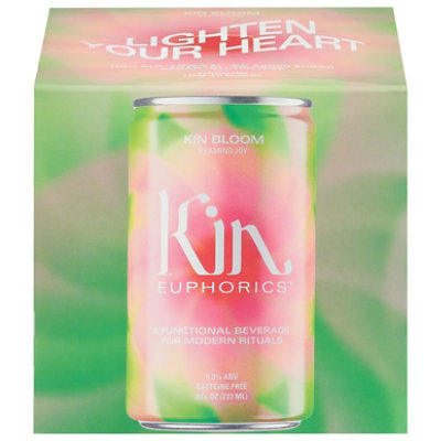 Kin Euphorics Bloom Joy Mood Ready To Drink - 4-32 Fl. Oz. - Image 1