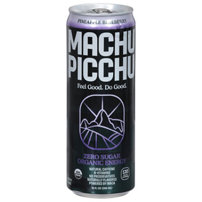 Machu Picchu Pineapple Blueberry Energy Drink - 12 Fl. Oz. - Image 3