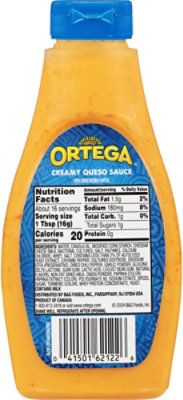 Ortega Creamy Queso Thick And Smooth Taco Sauce In Bottle - 9 Oz - Image 6