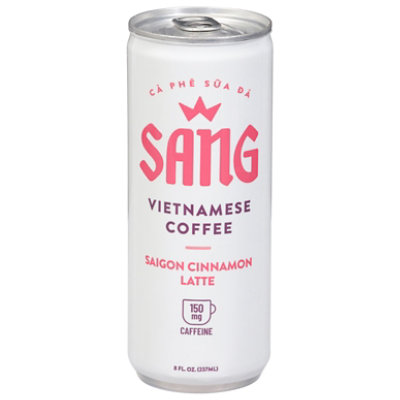 Sang Cinnamon Latte Ready To Drink Vietnamese Coffee - 8 Fl. Oz. - Image 1