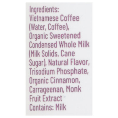 Sang Cinnamon Latte Ready To Drink Vietnamese Coffee - 8 Fl. Oz. - Image 5