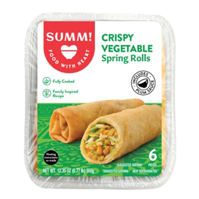 Crispy Vegetable Spring Rolls - 12.35 Oz - Image 2