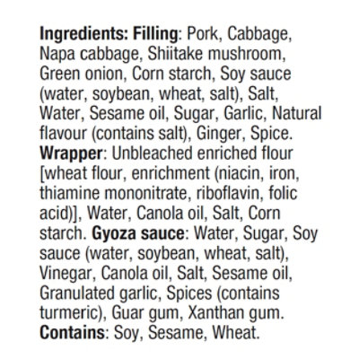 Pork And Shiitake Gyoza Dumplings - 8.8 Oz