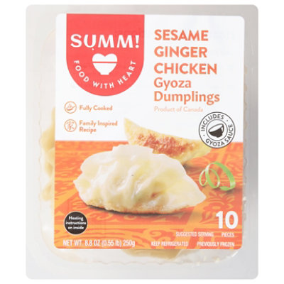 Sesame Ginger Chicken Gyoza Dumplings - 8.8 Oz - Image 3