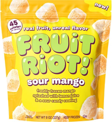 Fruit Riot Frozen Candy Sour Mango - 8 Oz - Image 1