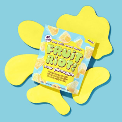 Fruit Riot Frozen Candy Sour Pineapple - 8 Oz - Image 6