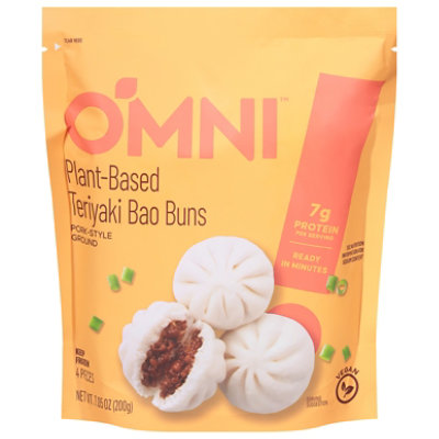 Omni Foods Teriyaki Plant Based Bao Buns - 7.05 Oz - Image 3