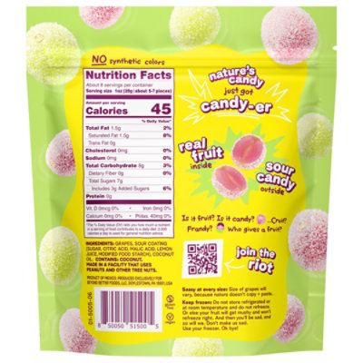 Fruit Riot Frozen Candy Sour Grapes - 8 Oz - Image 7