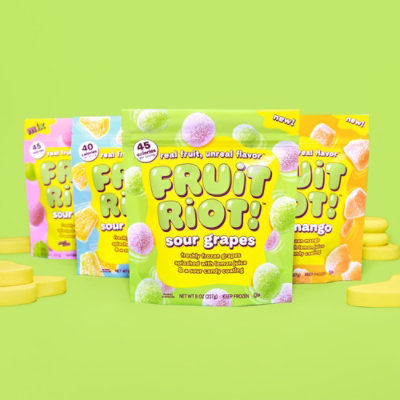 Fruit Riot Frozen Candy Sour Grapes - 8 Oz - Image 2
