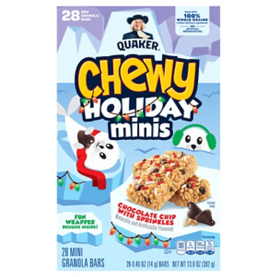 Quaker Chewy Holiday Minis Chocolate Chip - 13.8 Oz - Image 3