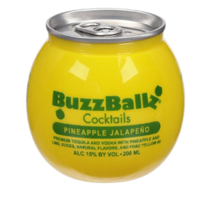 Buzzballz Pineapple Jala Cocktails - 200 Ml - Image 2