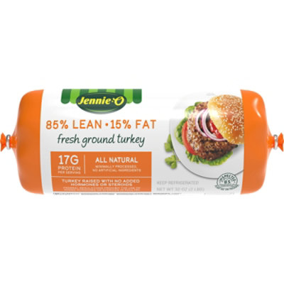 Jennie O 85% Lean 15% Fat Ground Turkey - 32 Oz - Image 1