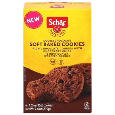 Schar Cookie Double Chocolate Soft Baked Gluten Free - 7.4 Oz - Image 3