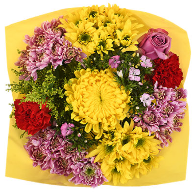 Grand Seasonal Mixed Bright Bouquet - Each - Image 1