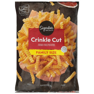 Signature SELECT Classic Crinkle Cut Family Size Potatoes - 80 Oz