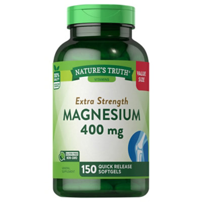 Nature'S Truth Magnesium 400 Mg Softgels - 150 Count - Image 2