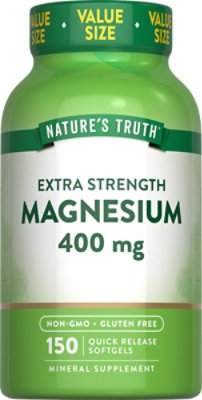 Nature'S Truth Magnesium 400 Mg Softgels - 150 Count - Image 1