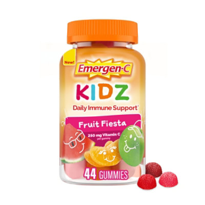 Emergen-C Kidz Funtastic Fruit Chewable Gummies - 44 Count - Image 1