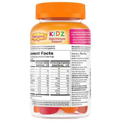 Emergen-C Kidz Funtastic Fruit Chewable Gummies - 44 Count - Image 4