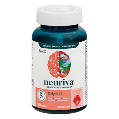 Neuriva Brain Health Original Strawberry Gummies - 50 Count - Image 1