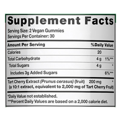 Nature'S Truth Tart Cherry Gummies - 60 Count - Image 4