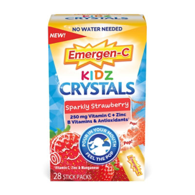 Emergen-C Kidz Sparkling Strawberry Stick Packs - 28 Count - Image 1