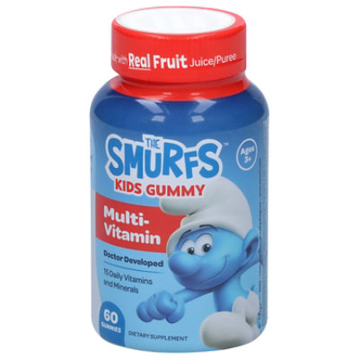 The Smurfs Kids Multivitamin Gummies - 60 Count - Image 3