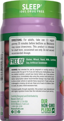 Nature'S Truth Melatonin 5 Mg Per 1 Gummies - 60 Count - Image 3