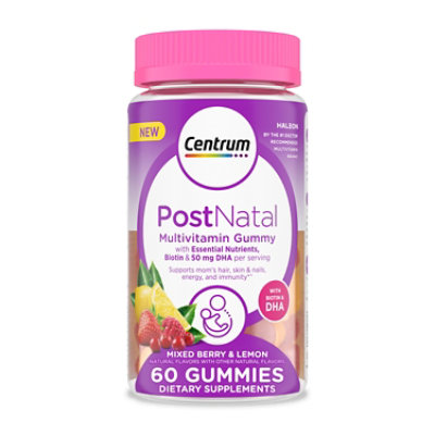 Centrum Postnatal Multibenefit Gummies - 60 Count - Image 1