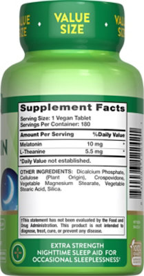 Nature'S Truth Melatonin 10 Mg Tablets - 180 Count - Image 2