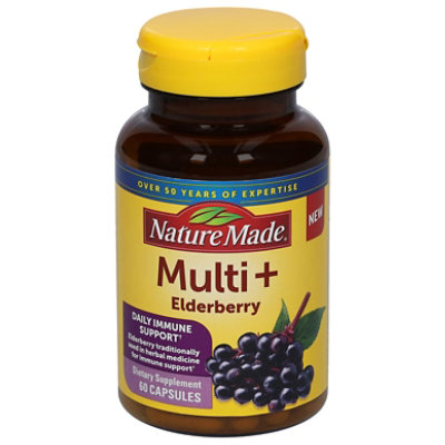 Nature Made Multi Elderberry Capsules - 60 Count - Safeway