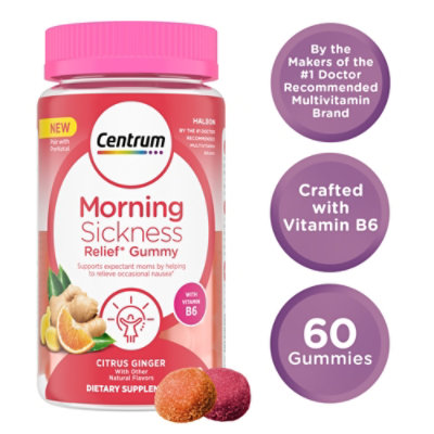 Centrum Morning Sickness Gummies - 60 Count - Image 1