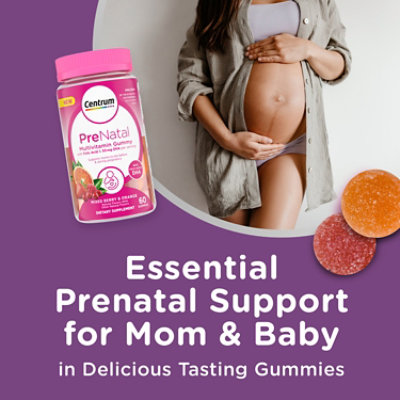 Centrum Prenatal Multivitamin Gummies - 60 Count - Image 2