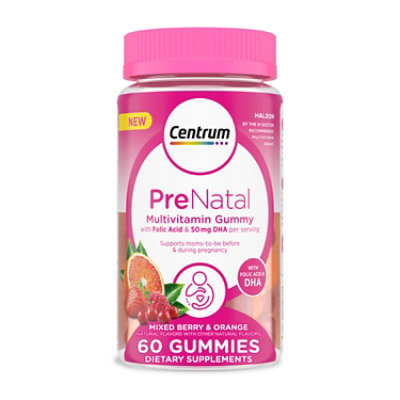 Centrum Prenatal Multivitamin Gummies - 60 Count - Image 1