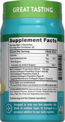 Nature'S Truth Multi Collagen Complex Gummies - 60 Count - Image 2