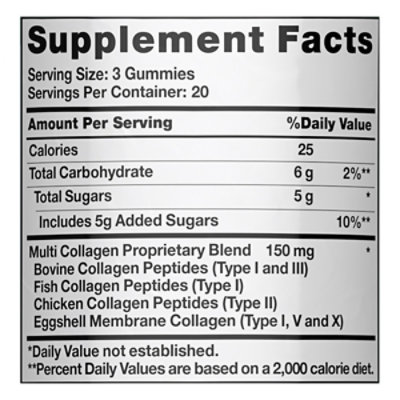 Nature'S Truth Multi Collagen Complex Gummies - 60 Count - Image 2