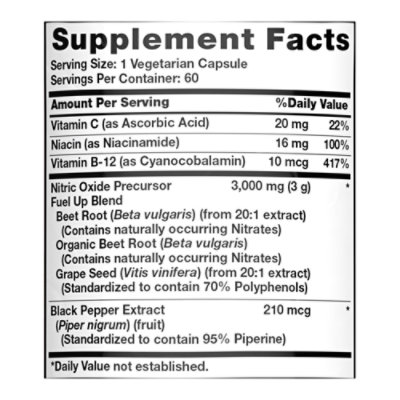 Nature'S Truth Beet Root With Nitrates Capsules - 60 Count - Image 2