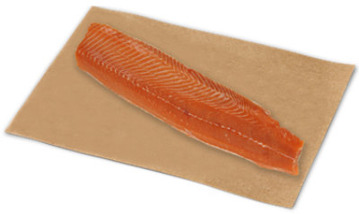 Atlantic Salmon Whole Fillet Kosher Color Added - 1.5 Lb - Image 1