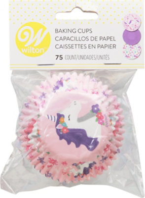 Wilton Unicorn Standard Baking Cups - 75 Count - Image 1