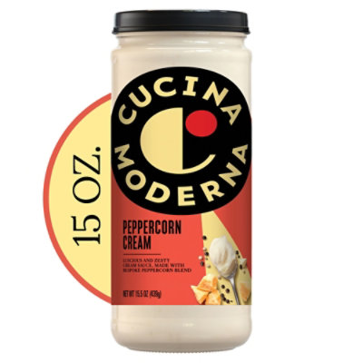 Cucina Moderna Peppercorn Cream Pasta Sauce - 15.5 Oz