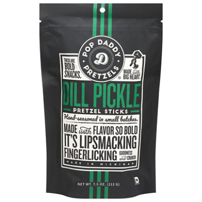 Pop Daddy Popcorn & Pretzels Pretzels Pickle Dill - 7.5 Oz - Image 2
