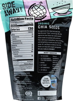 Sideaway Foods Organic Chia Seeds - 16 Oz - Image 6